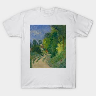 Bend in the Road Through the Forest by Paul Cezanne T-Shirt